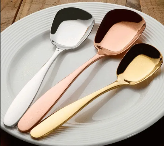 304 Stainless Steel Flat Spoon Ice Cream
