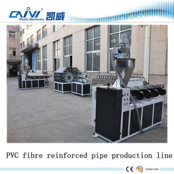 Good quality PVC fiber reinforced pipe extruder machinery production line