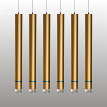3W 5W COB dining chandelier straight cylinder