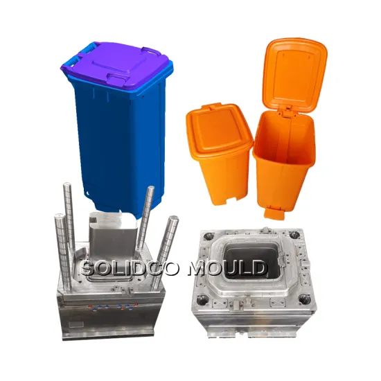 Plastic dustbins injection mold maker Taizhou