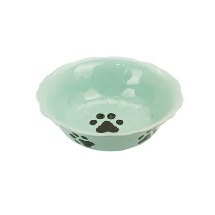 Anti Slip Feeding Pet Puppy Kitten Ceramics Bowl