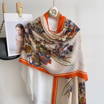 High Sense Cotton and Hemp Silk Scarf - Travel Photo Shawl