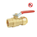 3/4" NPT Full Flow Blue Handle Wheel Brass Boiler Drain Valve