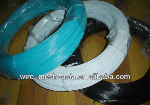PVC Coated Small Coil Wire high quality PVC Coate/ISO,Anping factory best price / tensile pvc coated wire/ best sell products