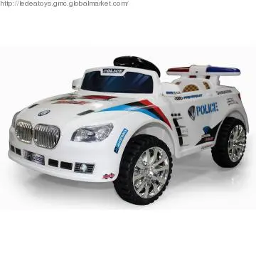 Remote Control Ride On Toy Car - Thunder Police Car