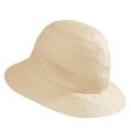 通気性のある吸汗速乾レディース ホワイト ラウンド漁師帽子