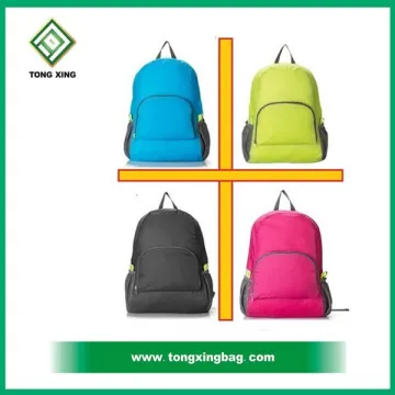 2017 Fashion Waterproof Nylon foldable Backpack Laptop Bags