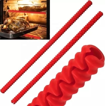 14 Inch Silicone Oven Rack Guards - Heat Resistant Shield for Burn Protection