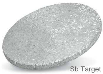 High purity antimony sputtering target