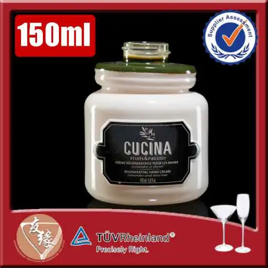 150ml odd shaped colored custom design glass bottle for hand sanitizer