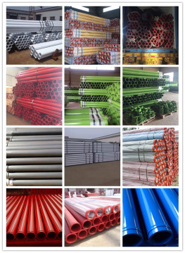 Concrete pump deck pipe