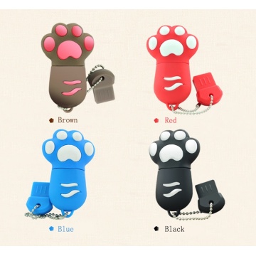 Cat-claw Silicone U Disk Cover USB Dust Case