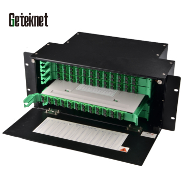 144 Panneau à fibre optique de noyau SC APC Frame de distribution optique UPC ODF