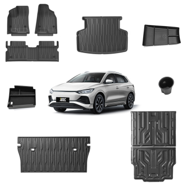 BYD e2 Sunvisor Acrylic Window Visor - Chrome Strip Interior/Exterior Decorative Accessory (4pcs)