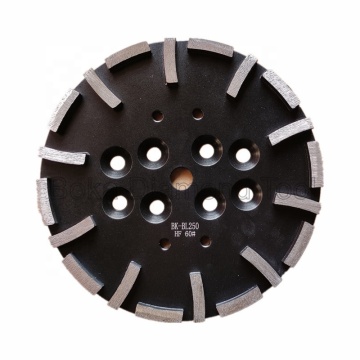 10 inch 250mm Metal Bond Diamond Grinding Disc for Blastrac Machine