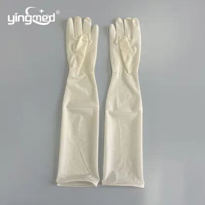 Disposable Medical Gynecological Gloves Elbow Length Gloves