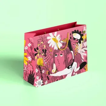 Luxury Gift Bag With Cotton Ribbon