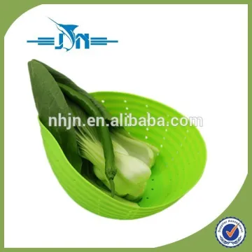 Kitchenware Foldable Design Silicone Custom steamer Basket for seafood and vegetables