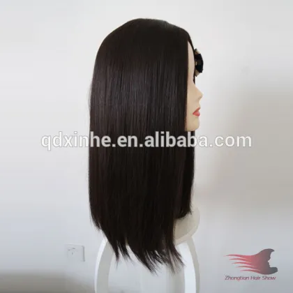 Unprocessed Virgin Human 18inch Long Hair BOB Style Kosher Wig Stock