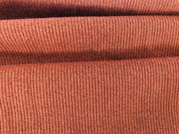 Hot sale lurex rib fabric