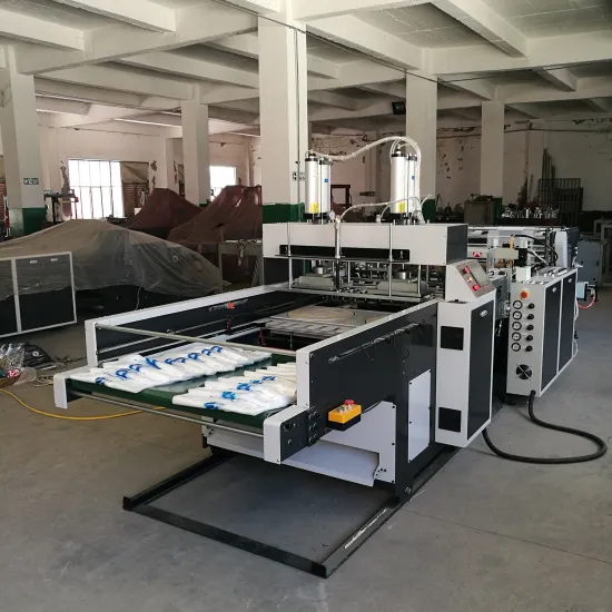 High-Speed Single-Line T-shirt Plastic Garbage Bag Forming Machine