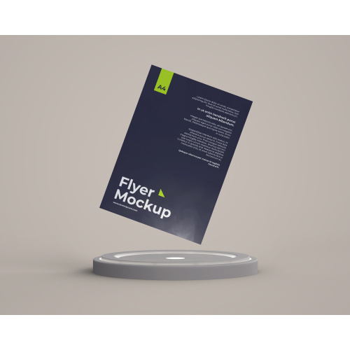 A well-designed advertising brochure