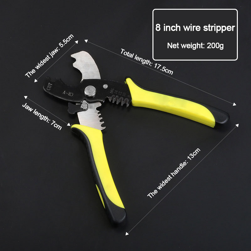 Wire stripper electrical optical fiber pliers multifunctional maintenance tool duckbill cable disconnection pliers