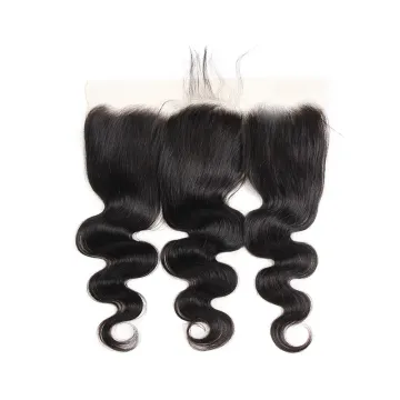 Alice Pre Plucked Virgin Peruvian Lace Frontal Closure 13x4 Body Wave Lace Frontal Piece High Density Lace Frontal Clsoure