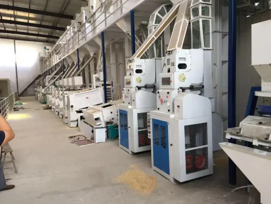 Full Automatic Complete Sets Rice Mill Equipment Plant Rice Milling Machine