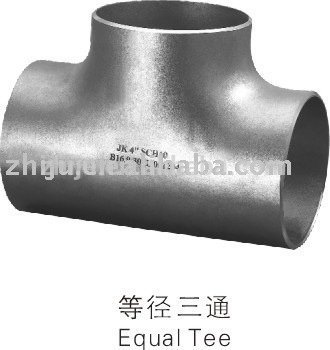 Stainless Steel BW Tees Pipes Fittings CE Certified