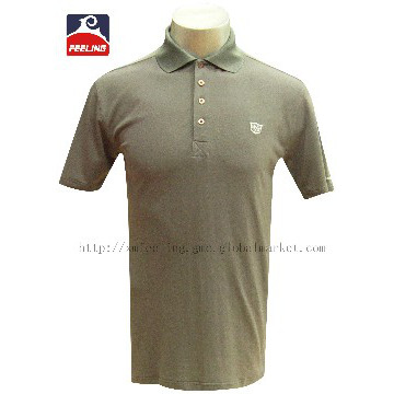 Mens 100% Nylon Plain Golf Shirt