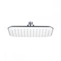 Rectangle white ABS plastic big spray overhead shower