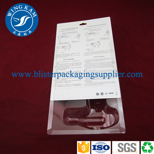 Luxury Flat Packing Foldable Blister For Customize
