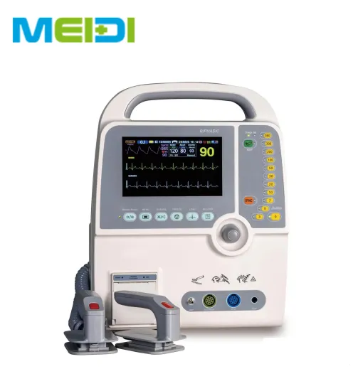 Portable Biphasic Defibrillator with ECG Monitor