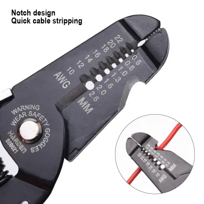 HARDEN 175mm High Quality Stranded Wire Stripper