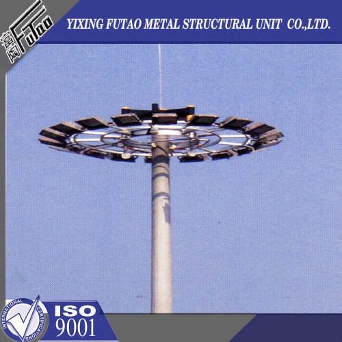 30M Galvanized With Electric Lifting System Lamp Poles