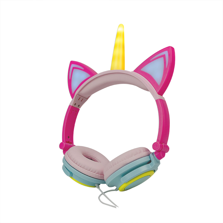 Light Up Unicorn Headphones