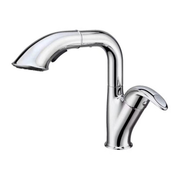 Vertical Solid Brass Body Zink Lever German Water Wash Hand Elbow Tap Long Handle Bathroom Hand Wash Basin Sink Mixers Faucet