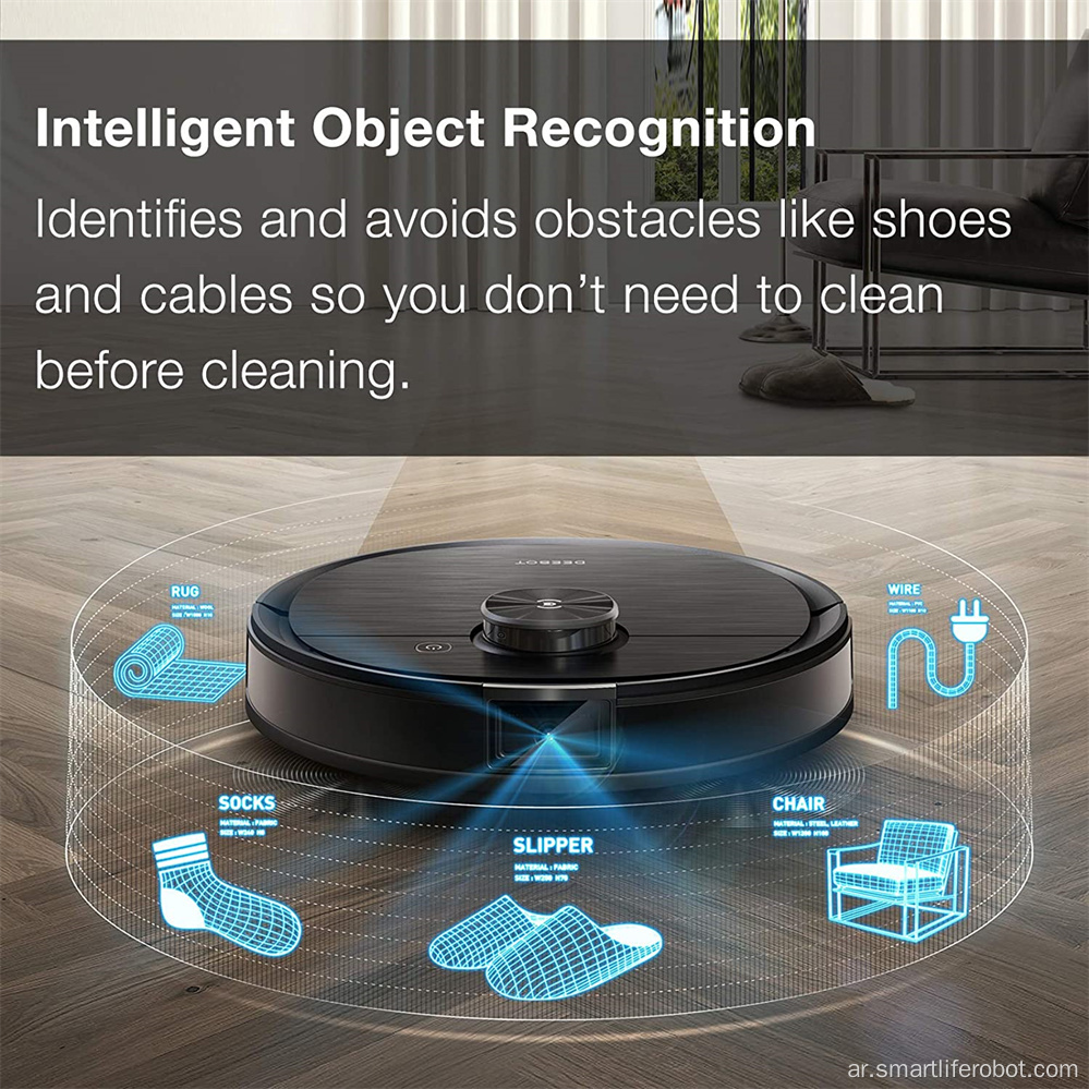 Ecovacs Deebot Ozmo T8 Aivi Wi-Fi مكنسة كهربائية