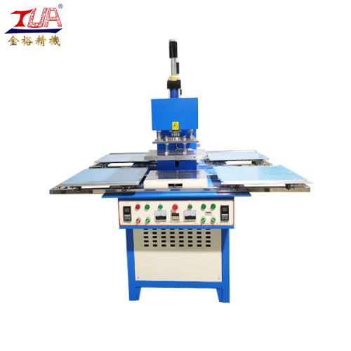 Silicone logo moulding machine onto clothes