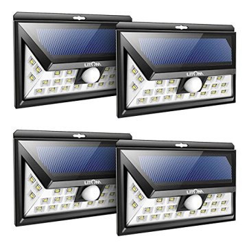 2017 Hot Selling 24 LEDS Solar Battery Powered Montion Sensor LED Light