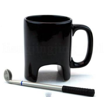 Ceramic Cartoon Cup With Golf Handle Mug