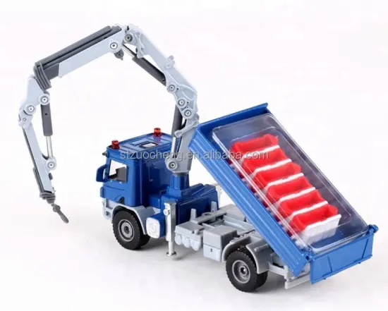 High-Quality 1:50 Scale Diecast Alloy Miniature Truck Mounted Crane Toy Collection