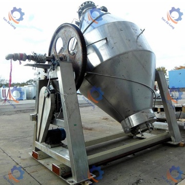 Pemanas uap kerucut ganda rotating vacuum dryer