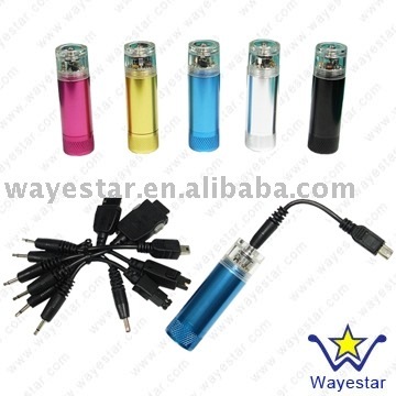 Emergency Charger for mp3,mp4,mp5 or mobile phone