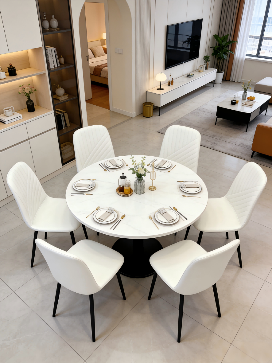 BR-24A26 PU dining chair 2