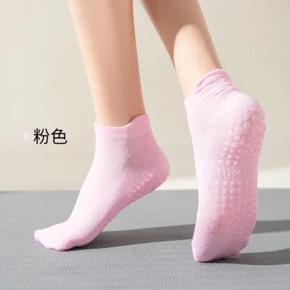 Grip Barefoot Non-Slip Custom Logo Yoga Ankle Socks