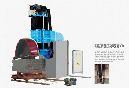 Stone cutting machine, machine for cutting granite and marble