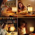 28CM Metal USB Table Lamp with Touch Control