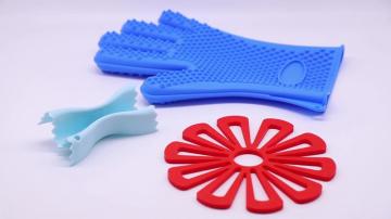 Kitchen Baking Microwave Silicone Anti-scalding Gloves